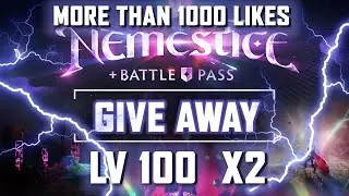 GIVEAWAY Nemestice The International Dota 2 Battle Pass 2021 LV 100