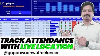 Fully Automatic Employees  Attendance Tracker with Location