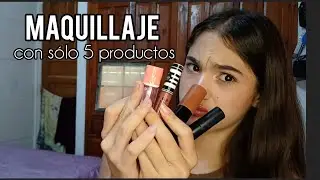 TE PUEDES MAQUILLAR CON SÓLO 5 PRODUCTOS?😮💄 | Anelim Chil