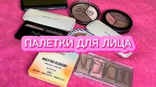 МОЯ КОЛЛЕКЦИЯ КОСМЕТИКИ | ПАЛЕТКИ ДЛЯ ЛИЦА