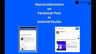 Share Link Content with description on facebook post directly from your app in Android Studio Latest