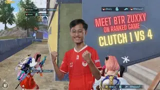 KETEMU DAN NGECLUTCH 1 VS 4 PARTYAN JUARA DUNIA @ZuxxyGaming - PUBG MOBILE INDONESIA