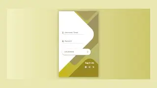 How to Create a Stylish Login Form with HTML and CSS | Animated Background Shapes Tutorial