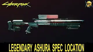 Cyberpunk 2077 Smart Sniper Rifle Ashura Legendary Crafting Spec Location