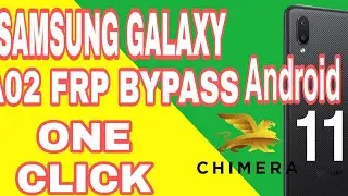 Samsung Galaxy A02 SM-A022F Android 11 FRP bypass