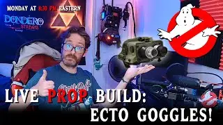 D101: Props to That! Live Prop Build of Ghostbusters Ecto Goggles #ghostbusters #cosplay