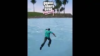 Evolution of wasted by water in GTA Series 