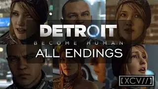Detroit: Become Human ¦ 'Capitol Park' ALL ENDINGS (PC,PS4) 60fps |【XCV//】