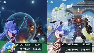 Ganyu Wanderer's Troupe vs Shimenawa's Reminiscence - Damage Comparison | Genshin Impact