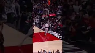 UNREAL Dunk By Rookie Shaedon Sharpe ! 
