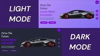 Light/Dark Mode Toggle Switch Element Transitions | HTML CSS JAVASCRIPT