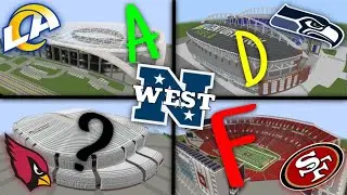 Ranking NFCW NFL Stadiums In MINECRAFT!