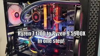 Revitalize Your Old PC Easy Ryzen 7 1700 to Ryzen 9 5900X with same B350 Motherboard!