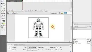 Importing Picture in FLash Stage