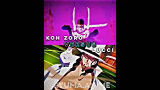 Zoro vs Lucci