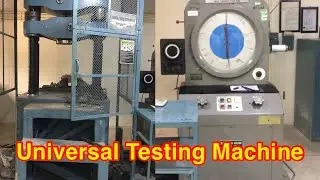 Universal Testing Machine | Maximum Capacity 100 Tons | RTL Faisalabad |