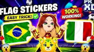 😱 SECRET Trick to Get Italy 🇮🇹 & Brazil 🇧🇷 Flag Stickers! | PK XD 2026 
