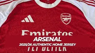Arsenal Authentic Home Jersey - 2025/26 Review