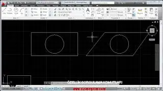 AutoCAD dist komutu ile mesafa ölçme