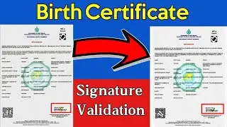 birth certificate signature validation west bengal|how to signature validation in pdf