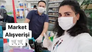 Günlük Vlog #9 | Market Alışverişi | Karantina Günlükleri