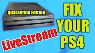 Cannot Start the PS4 - Fix Your PS4 LIVESTREAM