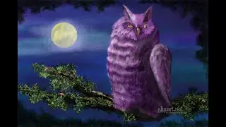 Owl Painting in Corel Painter 2020