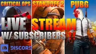 Critical Ops , StandOff 2, and PUBG Live Stream‼️