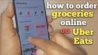 how to order groceries online on ubereats | online groceries order on uber eats in usa