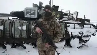 Ukrainian Forces after capturing