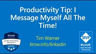 Productivity Tip: I Message Myself All the Time!