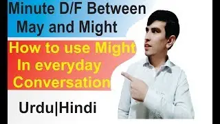 Minute Difference b/w Might and May; How to use of Might in Everyday Conversation | Urdu/Hindi