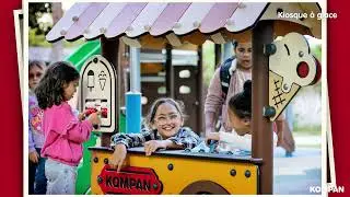 Nouveauté | La petite ville KOMPAN I Aire de jeux thématiques