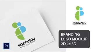 #50 Tutorial Photoshop | Cara Mudah Membuat Mockup Logo Paper di Adobe Photoshop 2020 (Real)