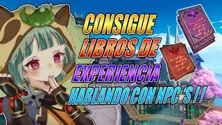 CONSIGUE LIBROS DE EXPERIENCIA HABLANDO CON ESTOS NPCS / GENSHIN IMPACT INAZUMA / GUIA RAPIDA