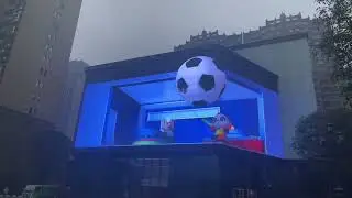 Pressure release 3D carton in the public