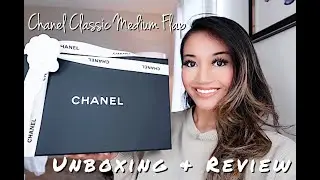 CHANEL MEDIUM CLASSIC FLAP BEIGE CAVIAR UNBOXING & REVIEW
