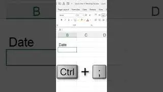 Current Time and Date Keyboard Shortcut 