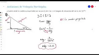 Aplicaciones de Triángulos Rectángulos