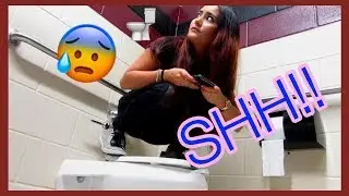 Mi horario murió| Me escondí en el baño de la escuela| AU