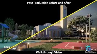 Post Processing Architectural Render