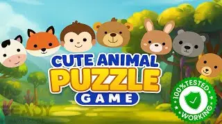Cute Animal Puzzle – Unity Game Source Code (Full Project)