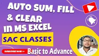 Auto Sum  In Ms Excel || Ms Excel Main Auto Sum kya Hai?