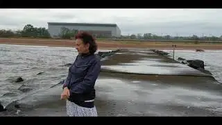 Beach in Staten Island, New York. September 29, 2020