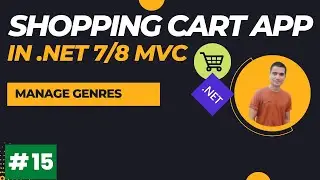 Shopping Cart project in .NET Core MVC | part 15 | Manage Genres
