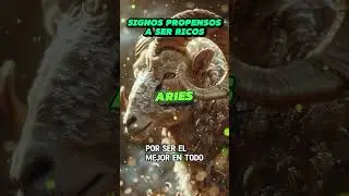 Los signos más propensos a ser ricos. #shorts #dinero #astrologia
