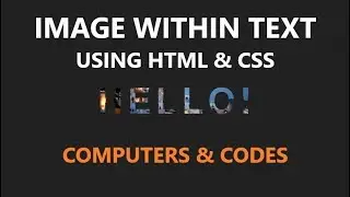 Putting Image within a Text | HTML & CSS | Computer Conversation