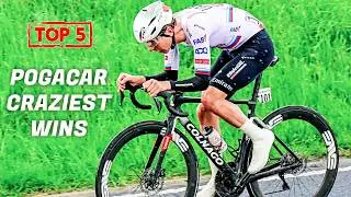 Tadej Pogacar CRAZIEST Wins 2024 I TOP 5