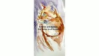 Top Tips - Painting cats in loose watercolour