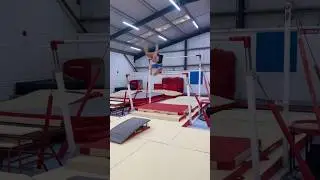 Attempting this Gymnastics Bar Mount😆🫣 